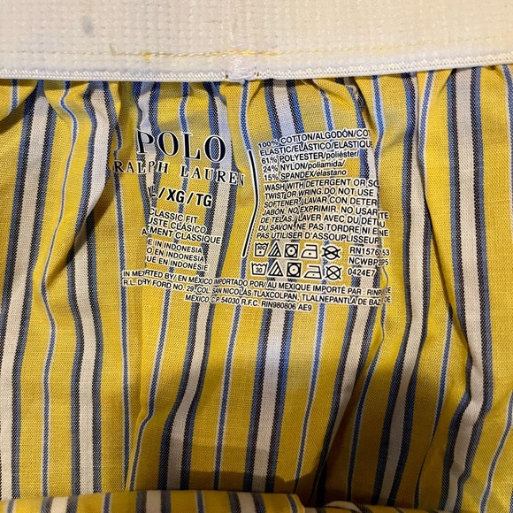 Polo by Ralph Lauren Blue and Yellow Plaid Boxers - Picture 5 of 6